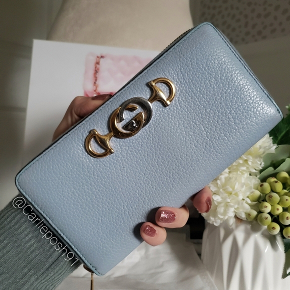 Authentic Pre-owned Gucci Zumi Horsebit Continental Wallet - Picture 3 of 12
